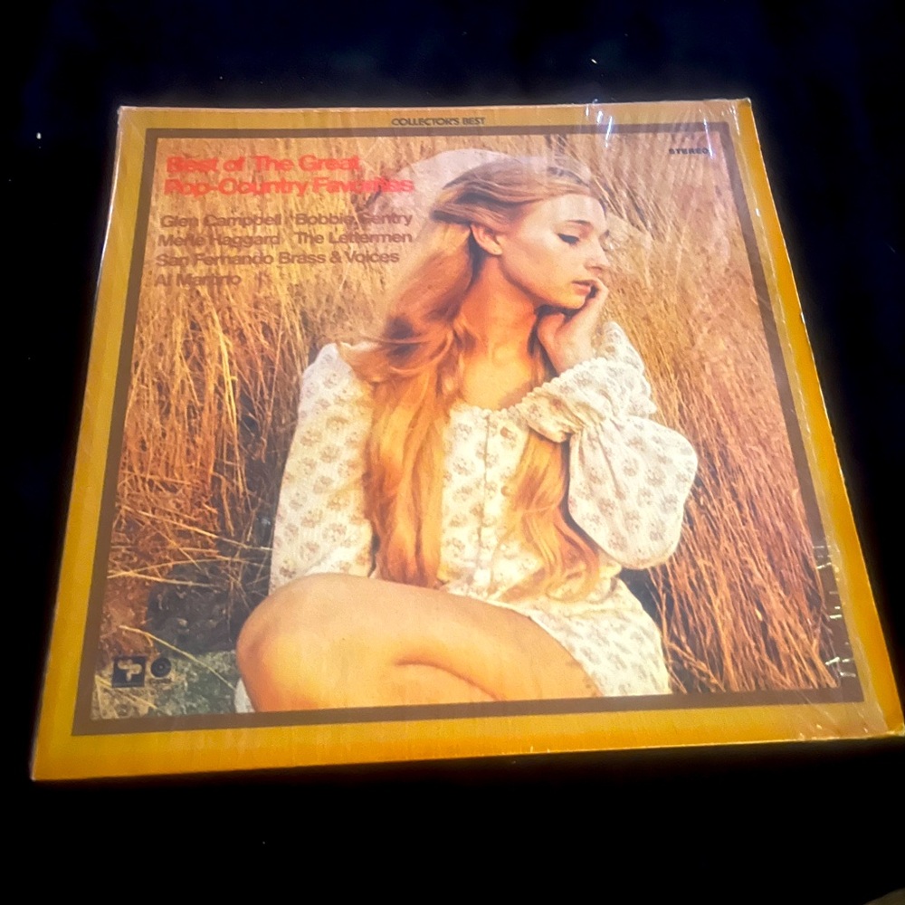 Best of the Great Pop-Country Favorites LP Vinyl Record . Still in Shrink